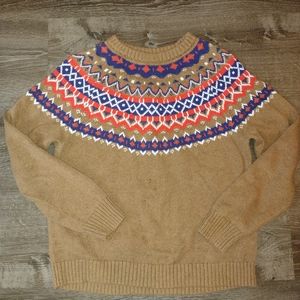 J crew fair isle sweater